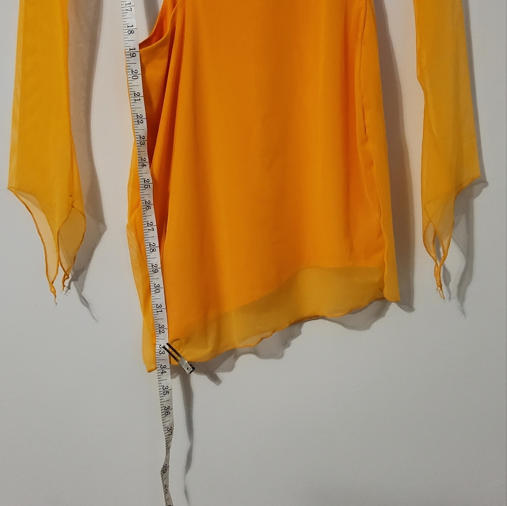 Oh Polly Vibrant Orange Cut Out Bodycon Mini Dress - Picture 3 of 7